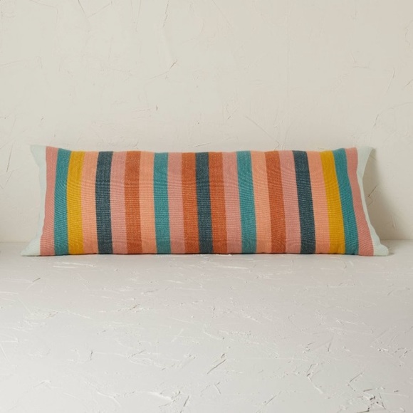 Opalhouse Accents Jungalow X Opalhouse Nwt Oversized Oblong Stripe Woven Throw Pillows
